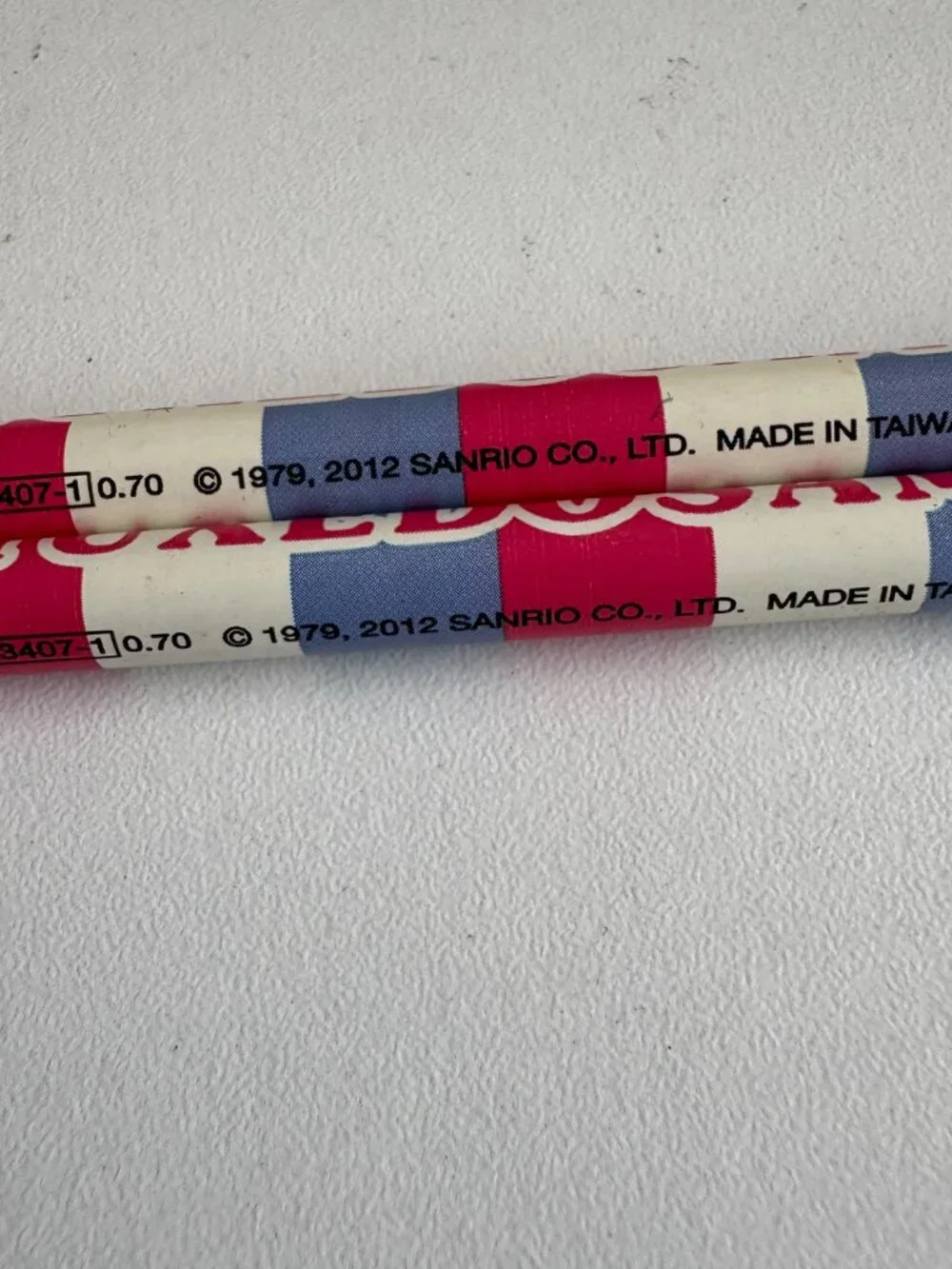 Sanrio Tuxedosam HB #2 Pencil Set of 2 Vintage 2012 Made in Taiwan Kawaii